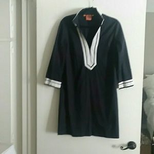 Tory Burch Navy Tunic Dress